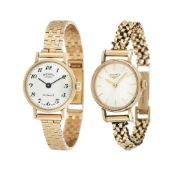 Longines, Lady's 9 carat gold bracelet watch