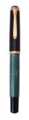 Pelikan, Souveran M400, a green and black fountain pen