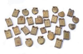 A collection of Mulberry lighters