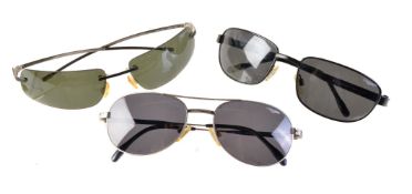 Longines, a pair of aviator style sunglasses