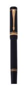 Parker, Duofold International, a black roller ball pen