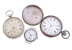 Waltham,Silver full hunter pocket watch