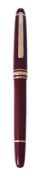 Montblanc, Meisterstuck 144, a burgundy fountain pen