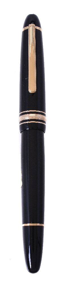 Montblanc, Meisterstuck 146, a black fountain pen