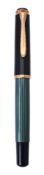 Pelikan, Souveran M400, a green and black fountain pen