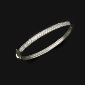 A diamond bangle