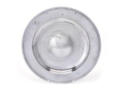 A silver Armada dish by Mappin & Webb