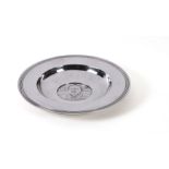 [Winston Churchill interest] A silver commemorative dish by C. J. Vander Ltd