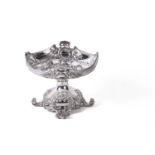 An Austro-Hungarian silver pedestal centre piece