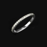 A diamond eternity ring