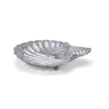 A late Victorian pierced scallop dish by Atkin Brothers