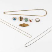 A small selection of jewellery