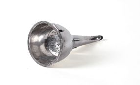 A George III silver wine funnel by John Emes