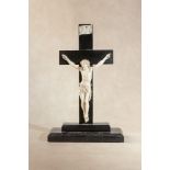 ϒ A Continental sculpted ivory Corpus Christi