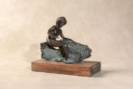 Claudio Parigi, (Italian b.1954), Venere alla Guida, patinated bronze,