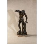 Isaak Duchemin, (French, fl. mid 19th century) and after the Antique, a patinated bronze model of th