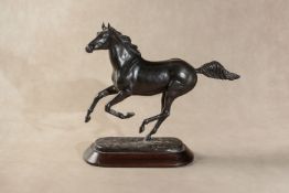 λ William Newton, (b. 1959), a patinated bronze model of a horse,