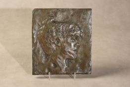 Pierre-Jean David d'Angers (French, 1788 – 1856), a bronze portrait medallion of Napoleon Bonaparte,
