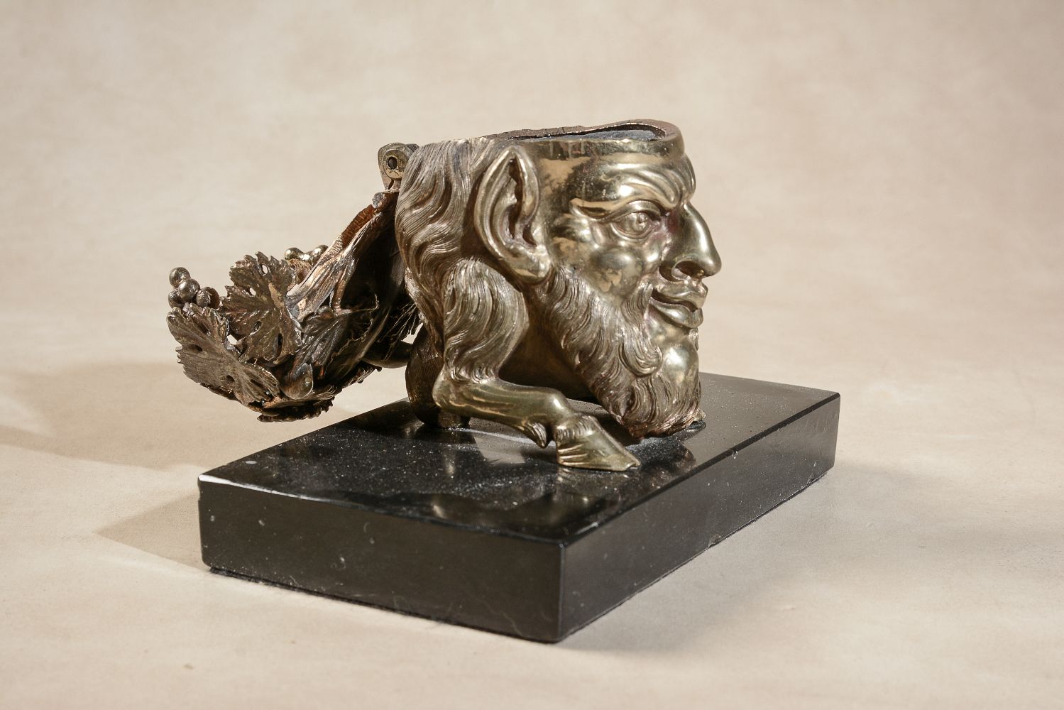 A Continental, probably French gilt bronze figural desk weight in Neoclassical taste, - Image 6 of 6