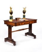 ϒ A George IV rosewood library table