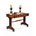 ϒ A George IV rosewood library table