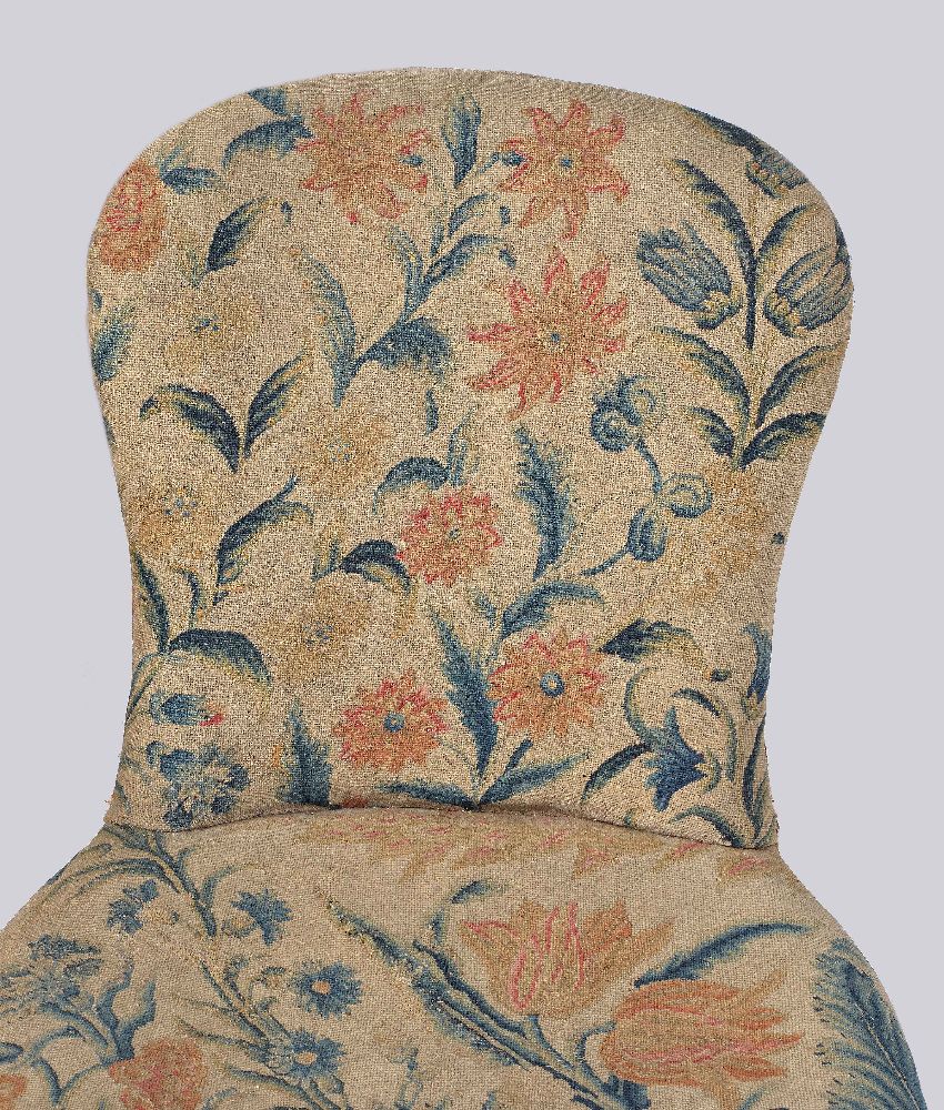 A pair of George III mahogany and needlework upholstered side chairs - Image 2 of 7