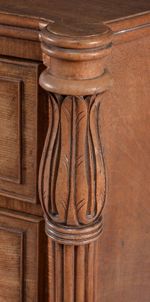 A Regency mahogany bowfront chest of drawers - Image 3 of 3