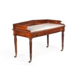 ϒ A companion pair of William IV rosewood tables
