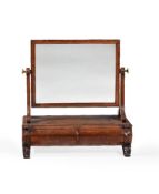 A George IV mahogany dressing table mirror