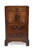 A George III mahogany night commode