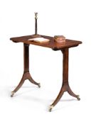 A Regency mahogany writing table