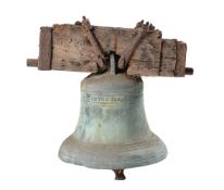 A Victorian bronze bell