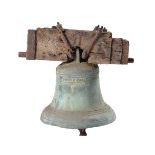 A Victorian bronze bell