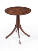 An oak pedestal table, early 19th century, in the manner of George Bullock