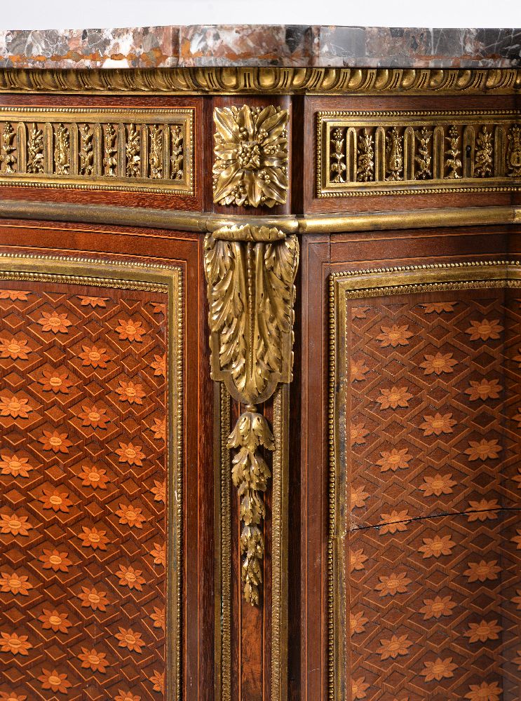 THE BROCKET HALL COMMODES A pair of ormolu mounted marquetry and parquetry commodes by HENRY DASSON - Image 12 of 24