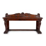 A Regency mahogany serving table