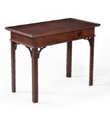 A George III mahogany side table