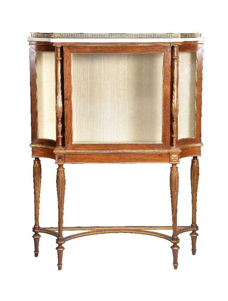 ϒ A Regency rosewood and parcel gilt cabinet on stand - Image 2 of 2