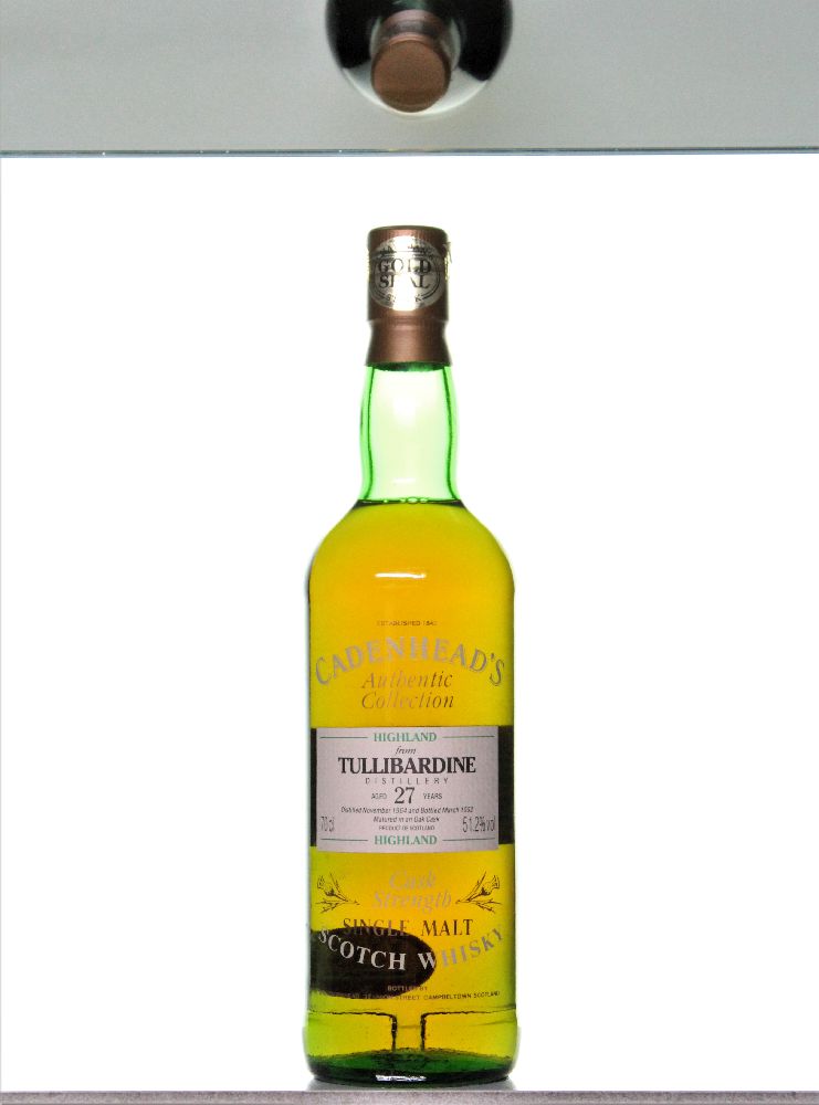 Cadenhead's 27 Year Old Single Malt Whisky, Authentic Collection from Tullibardine