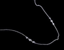 A diamond necklace