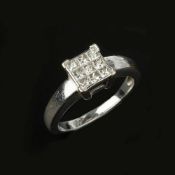 A diamond dress ring