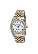 Rolex, Oyster Perpetual Datejust, ref. 16233, a bi-metal bracelet watch