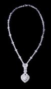 A diamond necklace