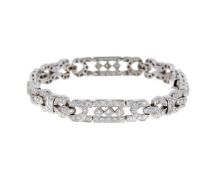 A diamond bracelet