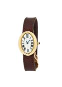 Cartier, Baignoire, ref. 9583, a lady's 18 carat gold wrist watch