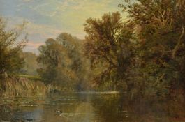 Alfred Augustus Glendening (British 1861-1907)The Thames at Donnington