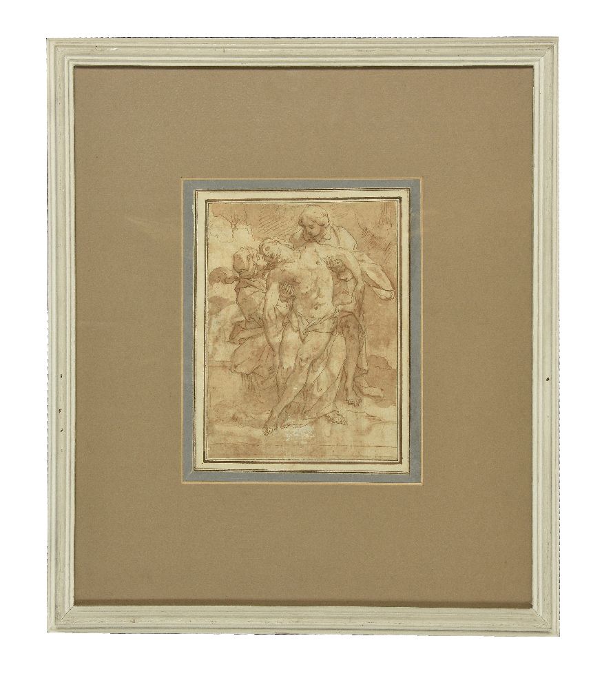 Manner of Annibale CarraciStudy of a bearded man - Image 6 of 7