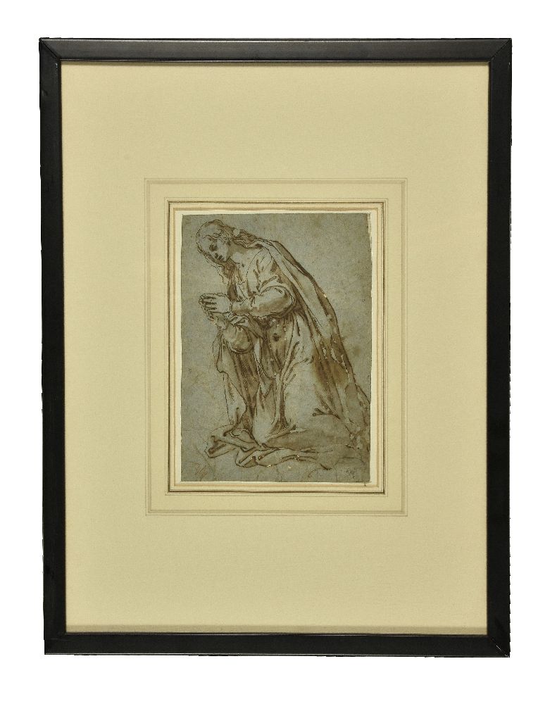 Manner of Annibale CarraciStudy of a bearded man - Image 5 of 7