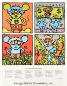 Keith Haring (American 1958-1990)Keith and Andy and Andy Mouse
