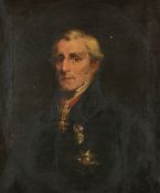 After William Salter (British 1804-1875)A half length portrait of the Duke of Wellington